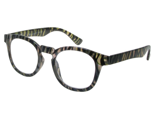 Kitty Reading Glasses Kitty' Grey Zebra