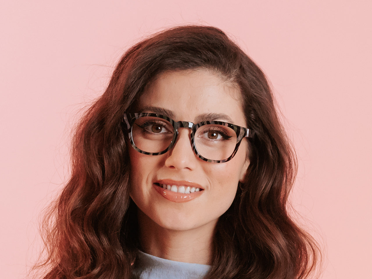 Goodlookers Kitty Reading Glasses Kitty' Grey Zebra