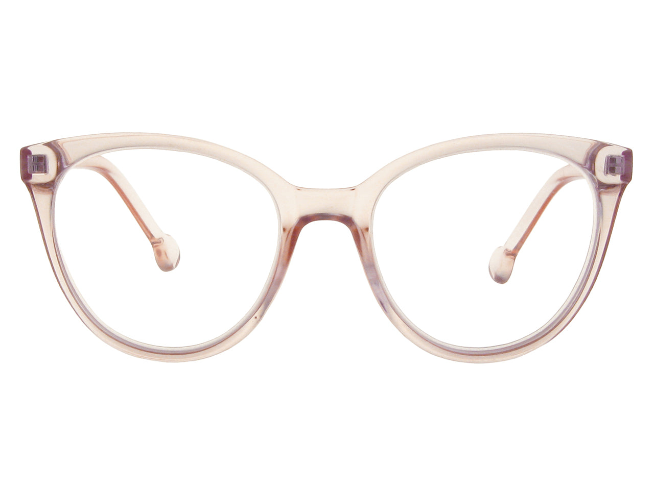 Goodlookers Reading Sunglasses 'Millie' Transparent Pink
