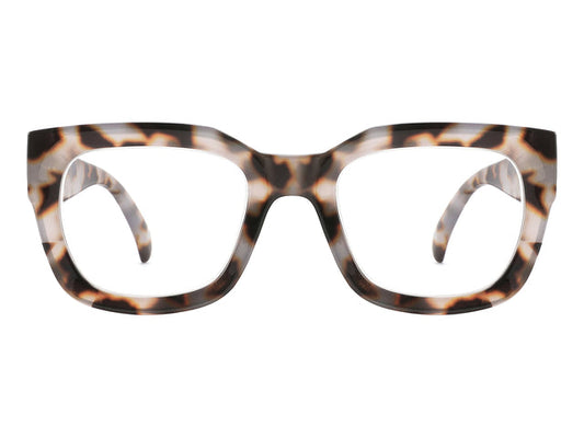 Goodlookers Reading Glasses 'Jordan' White Tortoiseshell