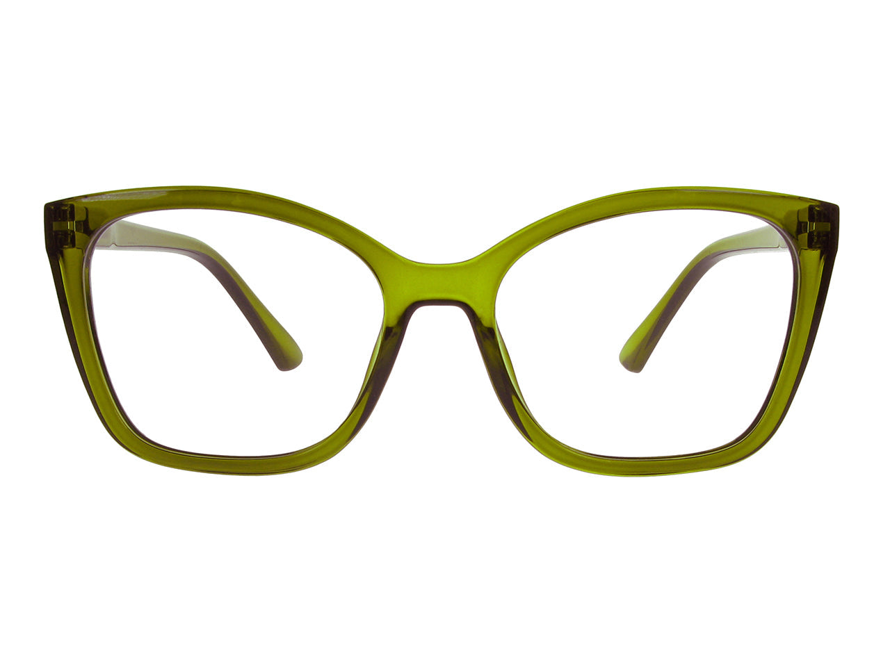 Goodlookers Reading Glasses 'Tilly' Olive