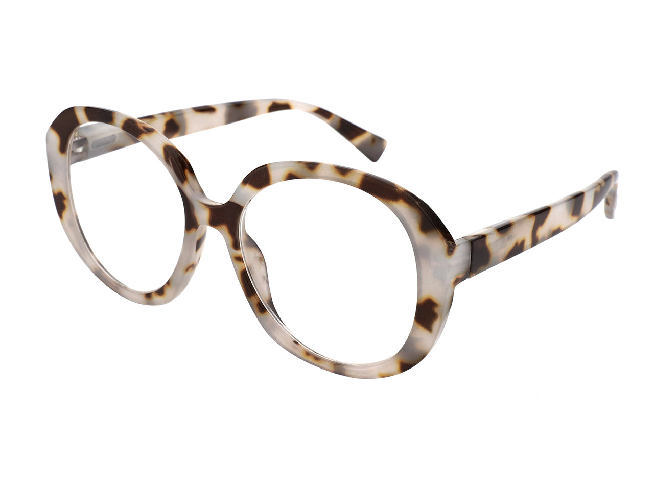 Goodlookers Reading Glasses 'Mila' White Tortoiseshell
