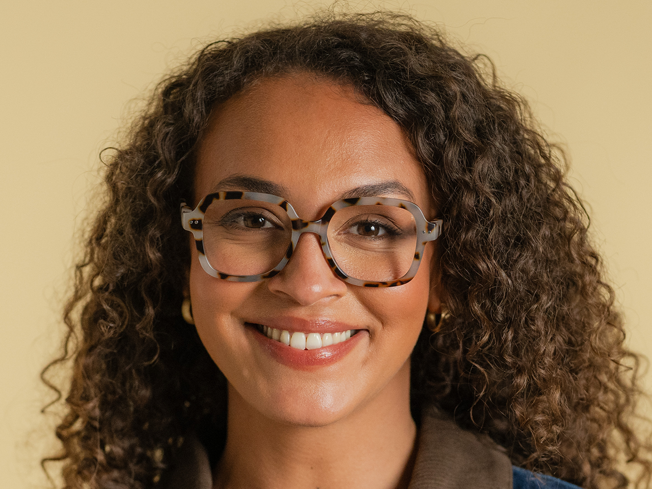 Goodlookers Reading Glasses 'Adrienne' Matt White Tortoiseshell