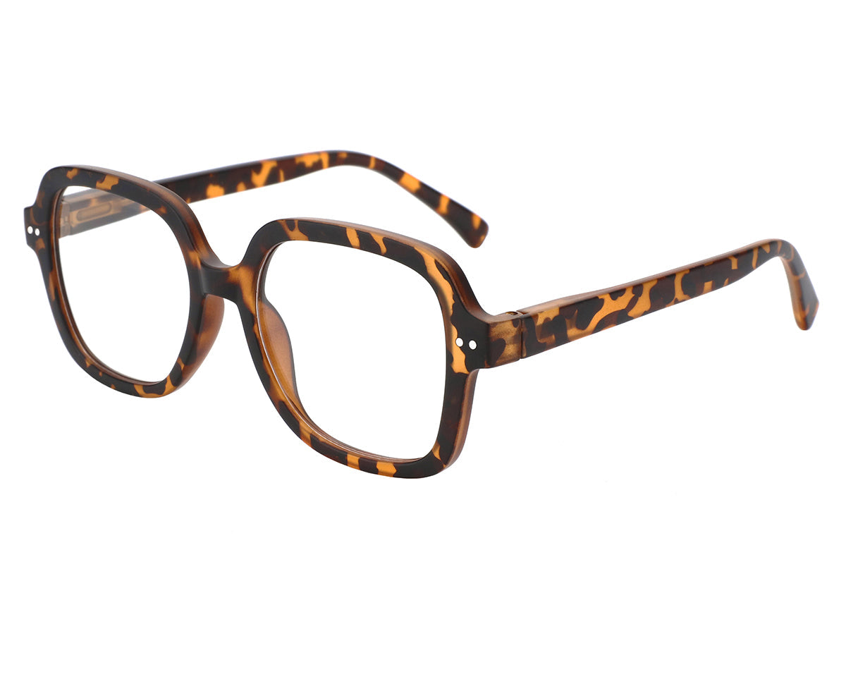 Goodlookers Reading Glasses 'Adrienne' Matt Tortoiseshell
