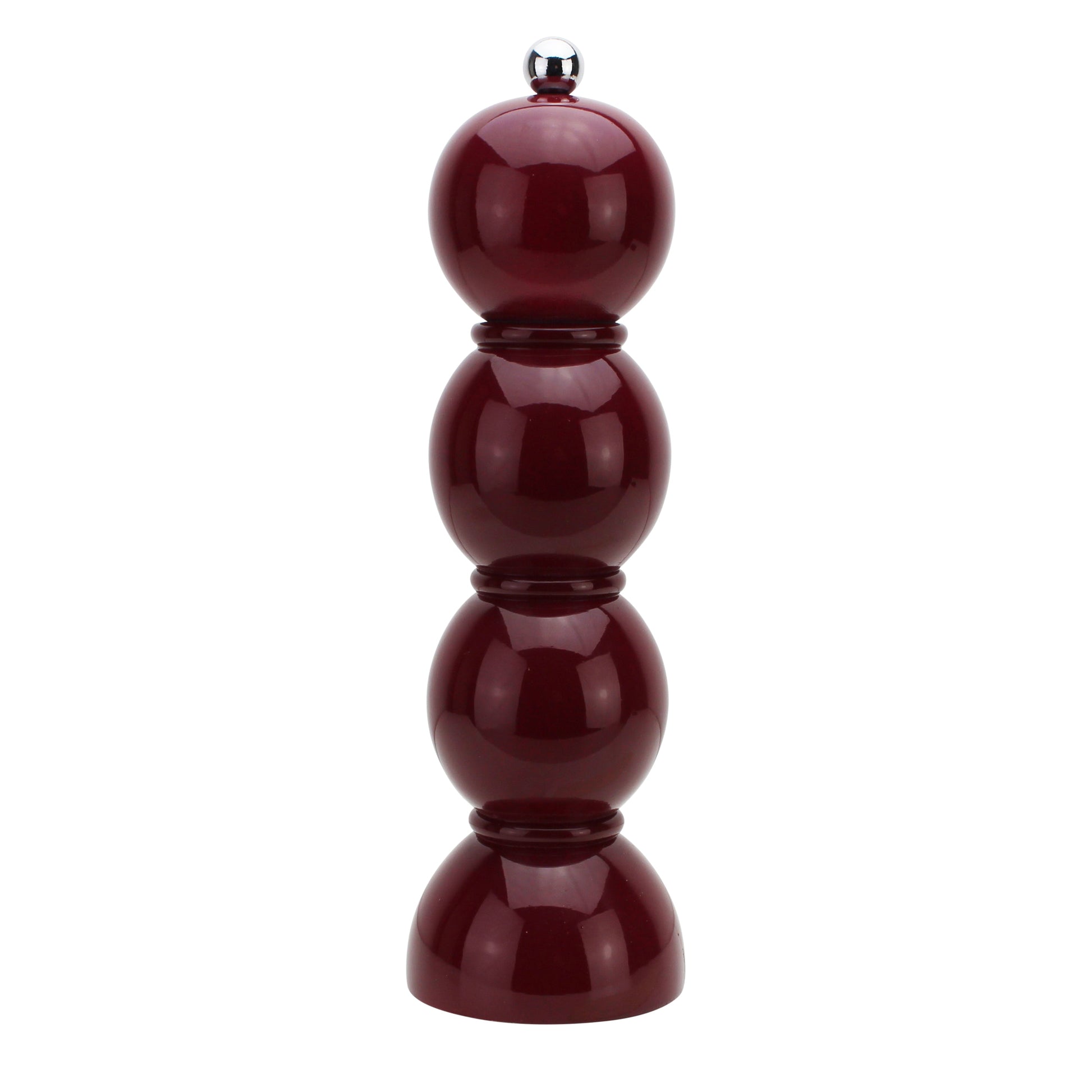 Addison Ross Deep Cherry Red Bobbin Salt or Pepper Mill 24cm