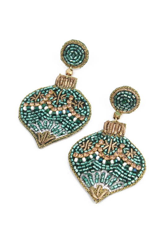 My Doris Green Gold Bauble Earrings
