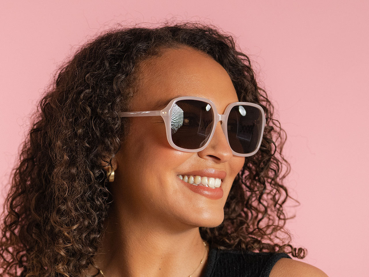 Sunglasses Polarised 'Charlotte' Pink