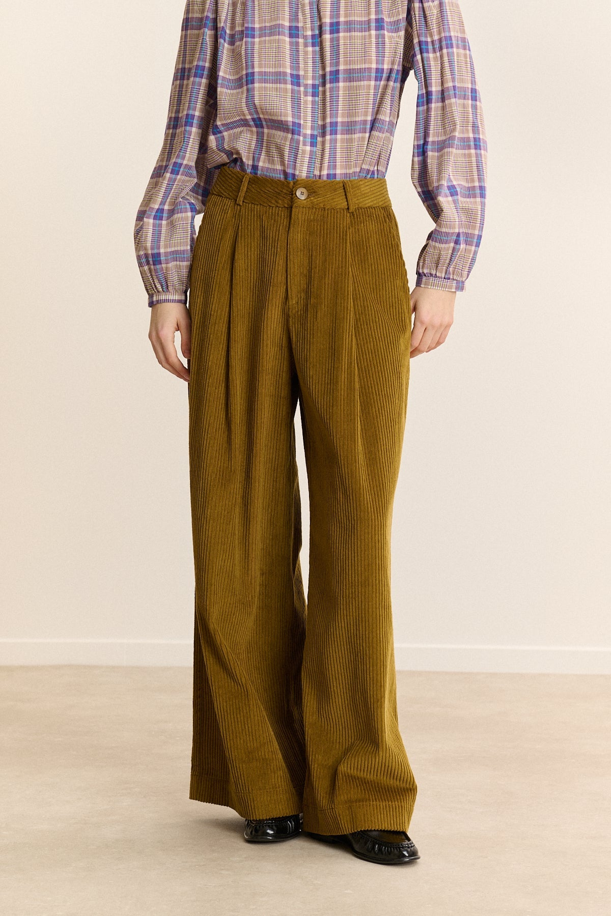 Grace & Mila Voltaire Trousers in Olive