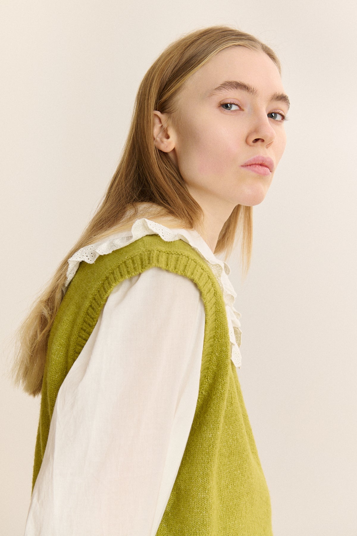 Garance Paris Jewel Sweater in Olive