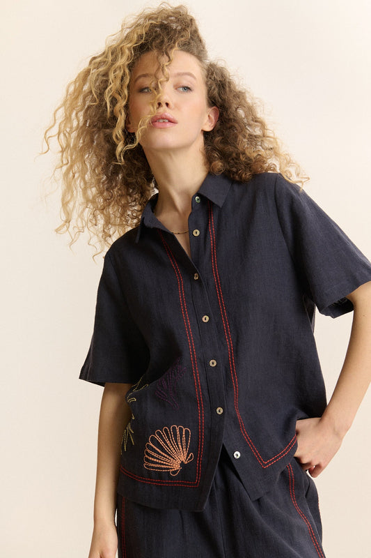Garance Paris Cenie Shirt in Marine