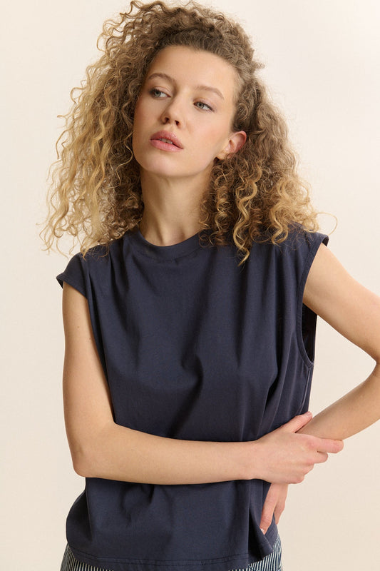 Garance Paris Vivi Tee shirt in Marine