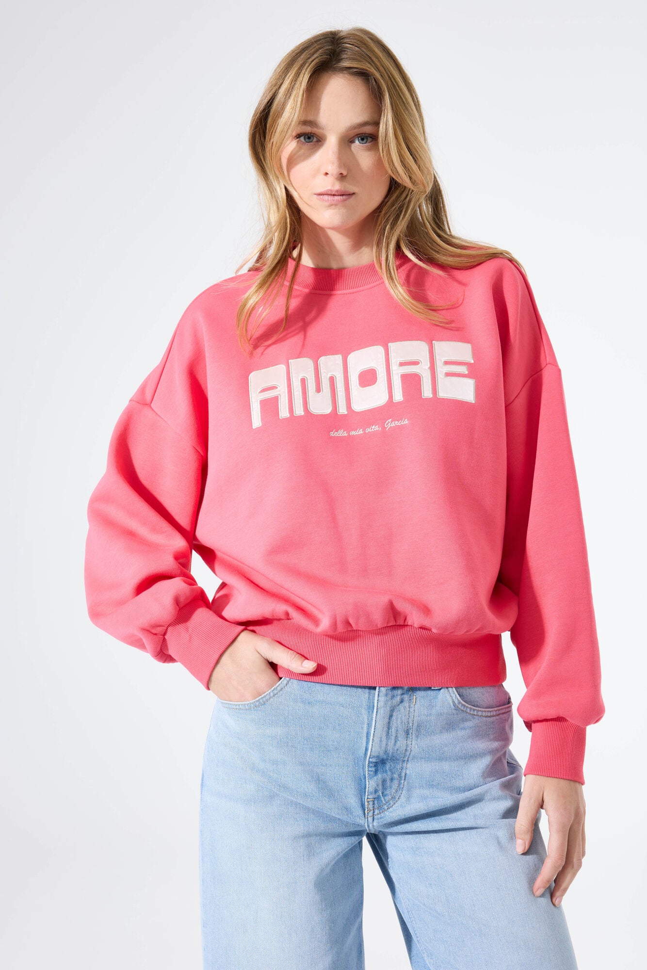 Garcia Amore Sweater in Rose Garden