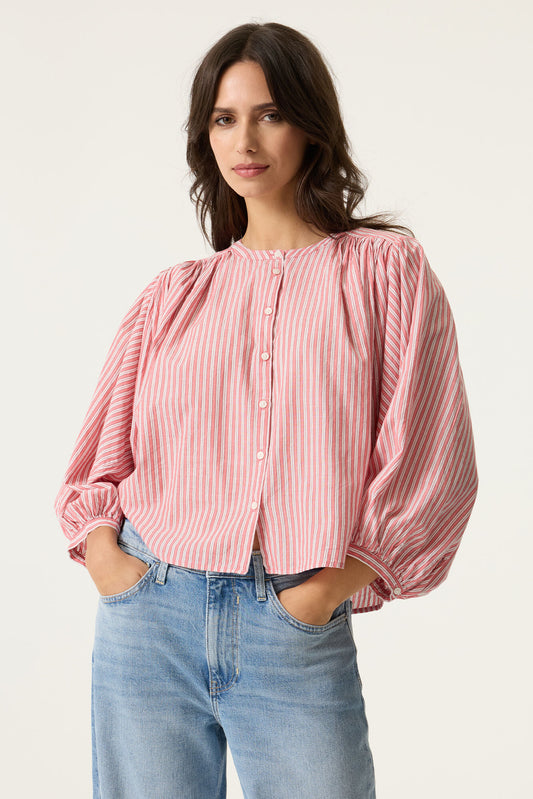 Garcia Long Sleeved Shirt in Dusty Pink