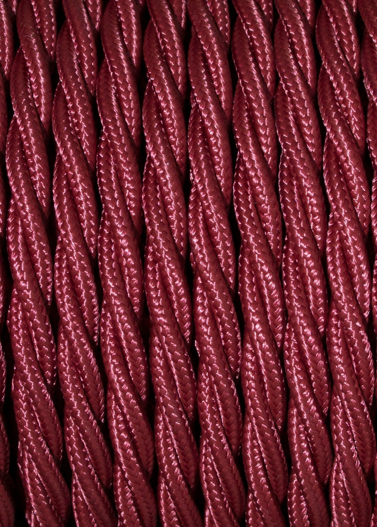 Lola's Leads Fabric Extension Cable - Garnet & Black