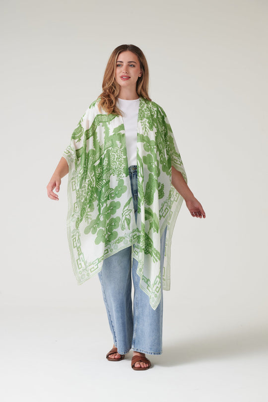 One Hundred Stars Giant Willow Green Throwover