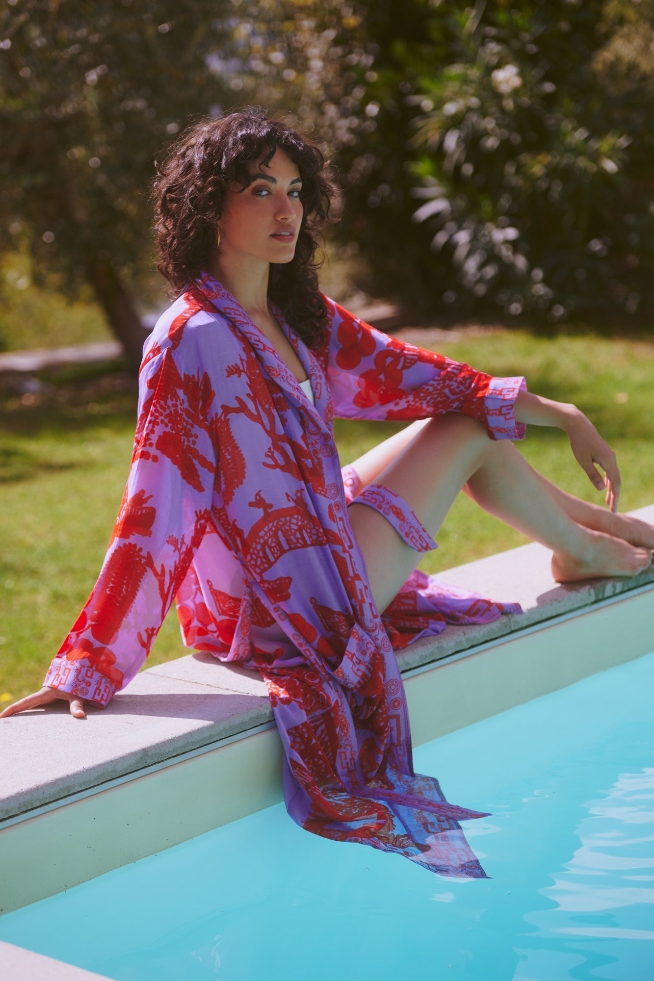One Hundred Stars Giant Willow Violet Gown
