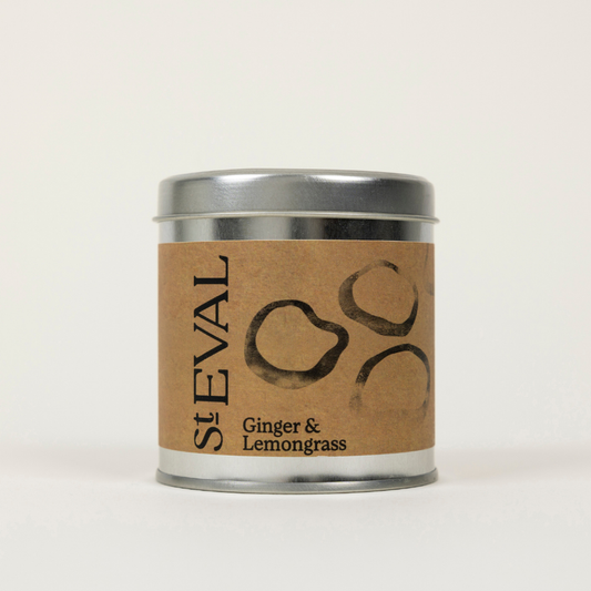 St Eval Ginger & Lemongrass, Scented Tin Candle