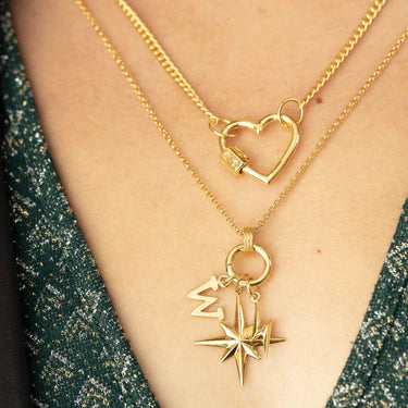 Eternity Charm Collector Necklace - Gold Plated