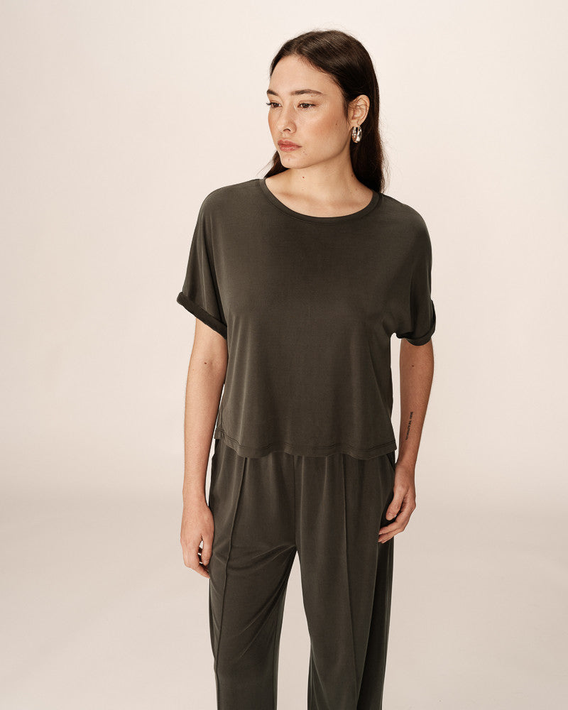 Grace & Mila Parma Tee in Kaki