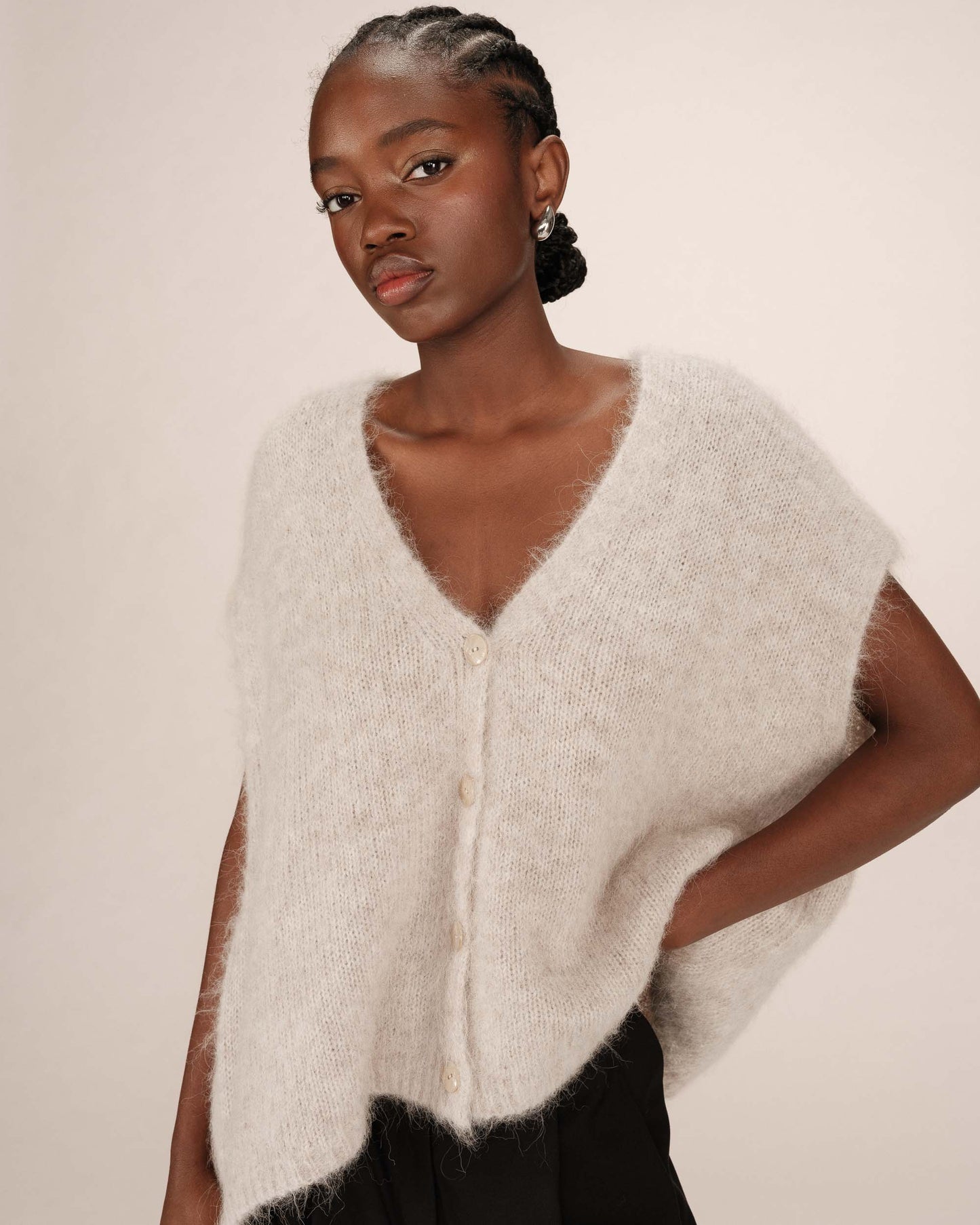 Grace & Mila Savant Cardigan in Griege