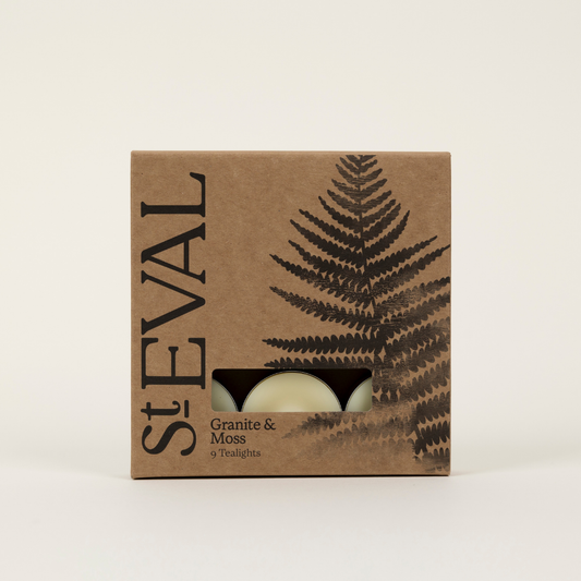 St Eval Granite & Moss, Scented Tealights