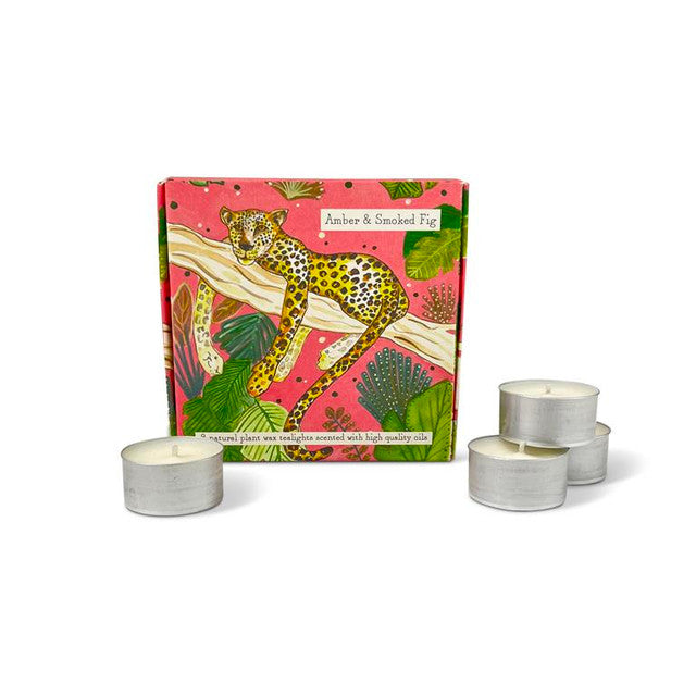 Heaven Scent Illustrated Box of 9 Scented Jungle Tealights