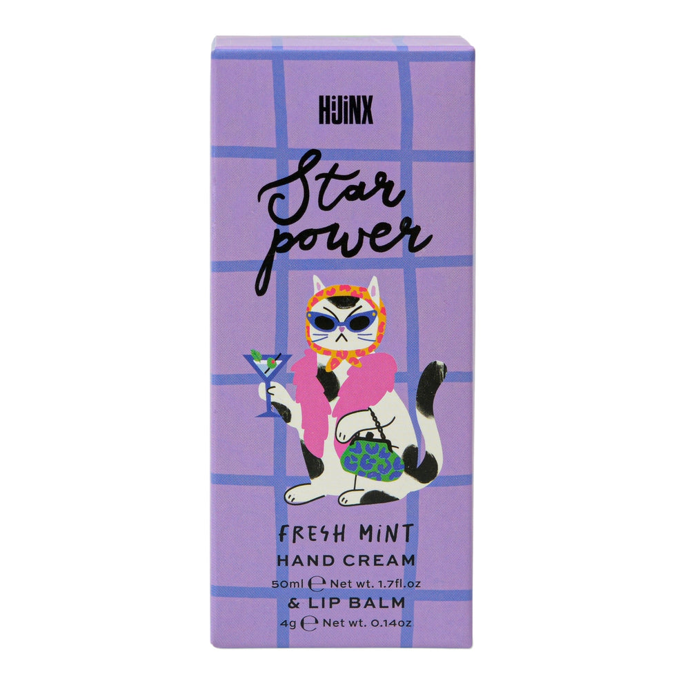 Hijink Hand cream and Lip Balm Set Mint
