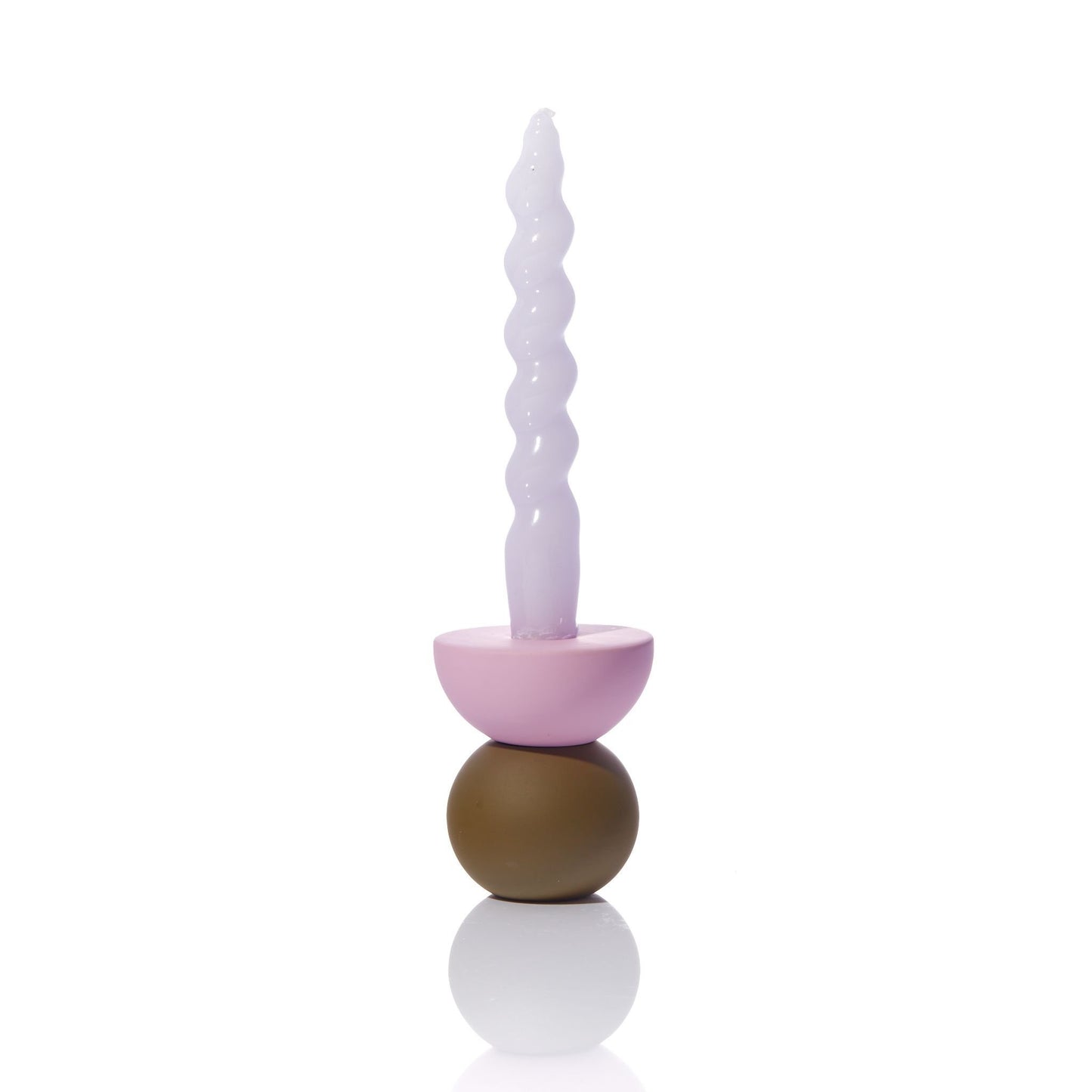 Mægan Stacks Mini Candlestick - Olive