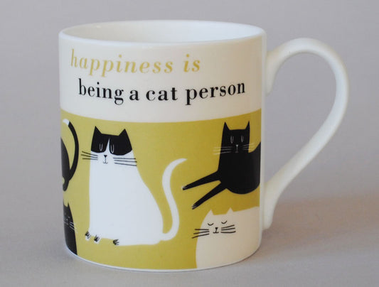 Repeat Repeat Olive Cat Person Happiness Mug