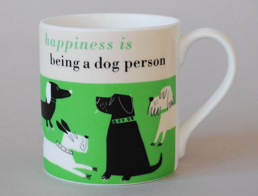 Repeat Repeat Green Dog Person Happiness Mug