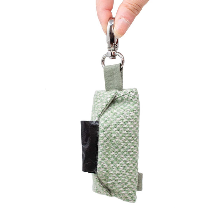 Stocky & Dee Harris Design - Luxury Poo Bag Holder - Green & Dove