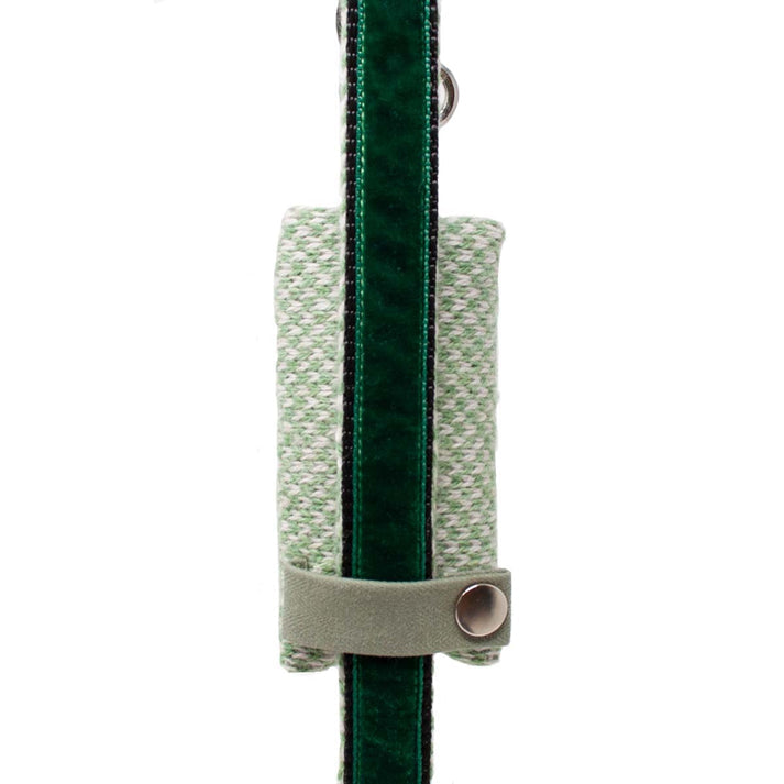 Stocky & Dee Harris Design - Luxury Poo Bag Holder - Green & Dove