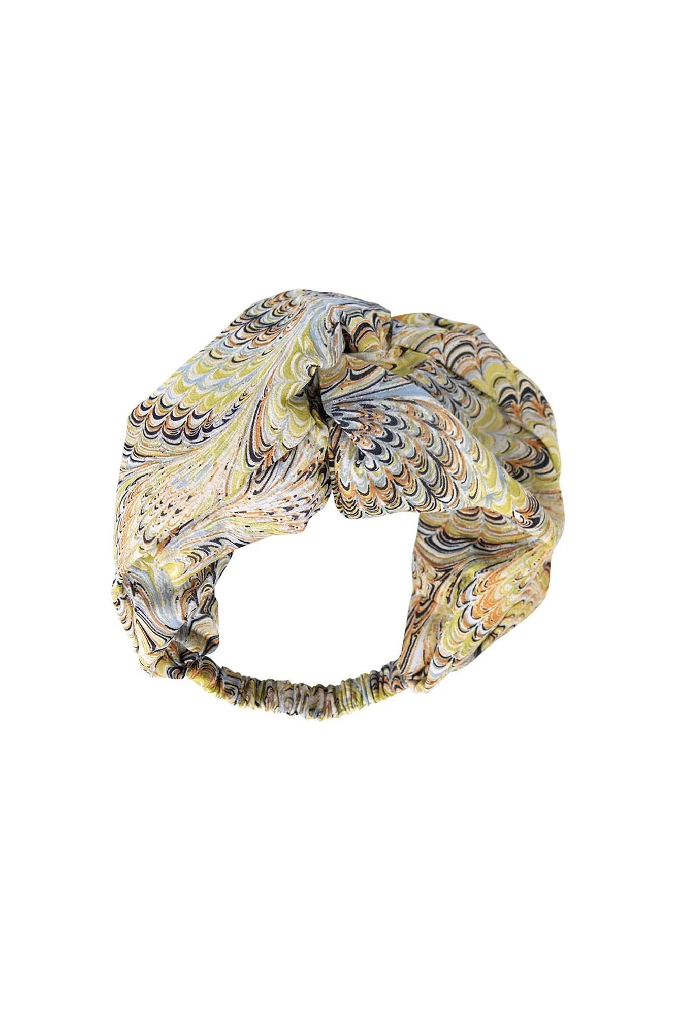 One Hundred Stars Marbled Green Headband