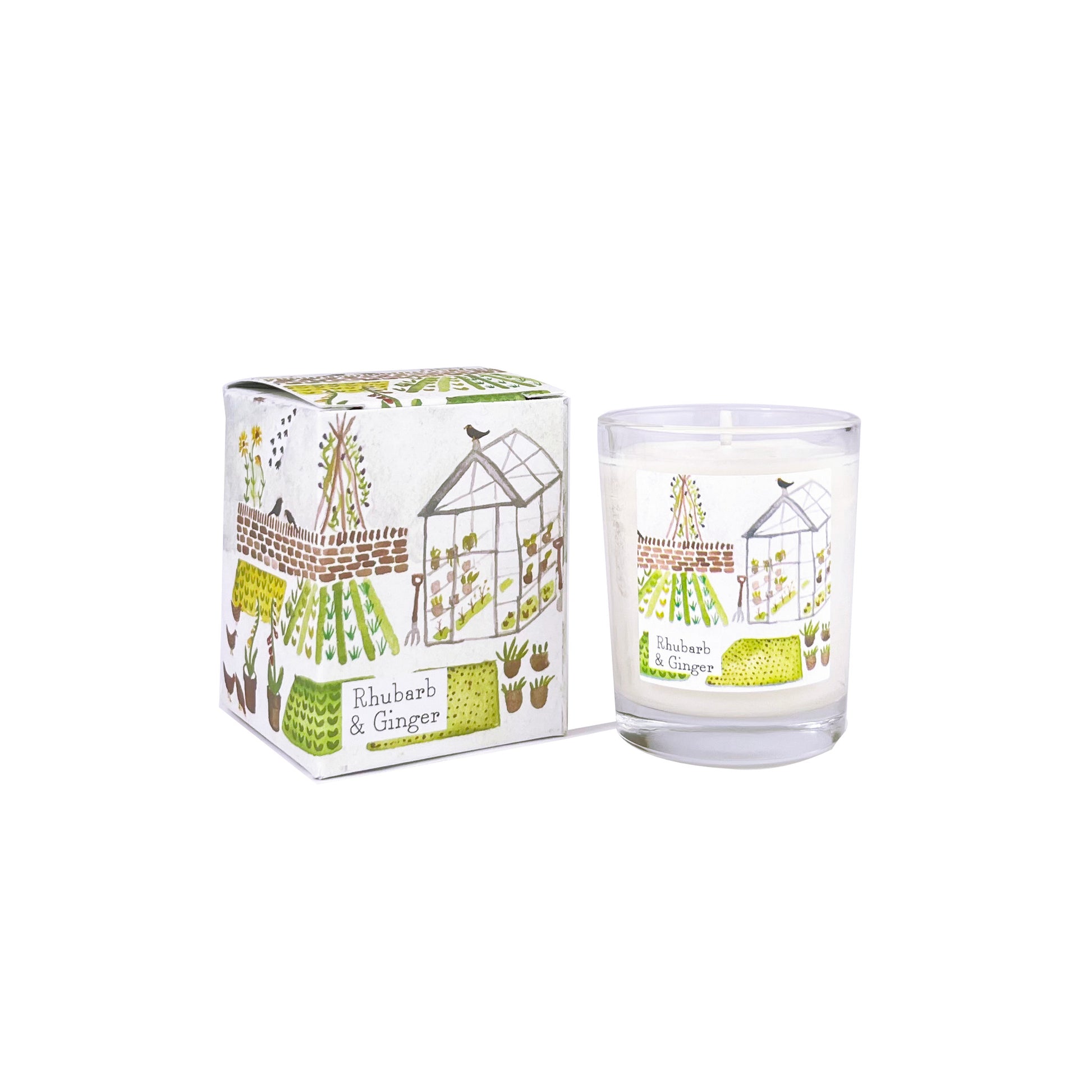 Heaven Scent Illustrated Spring / Summer Rhubarb & Ginger - Greenhouse 9cl