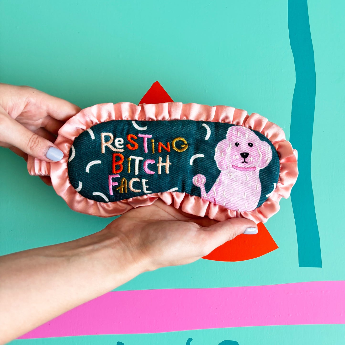 House of Disaster Dog House 'Resting Bitch Face' Eyemask