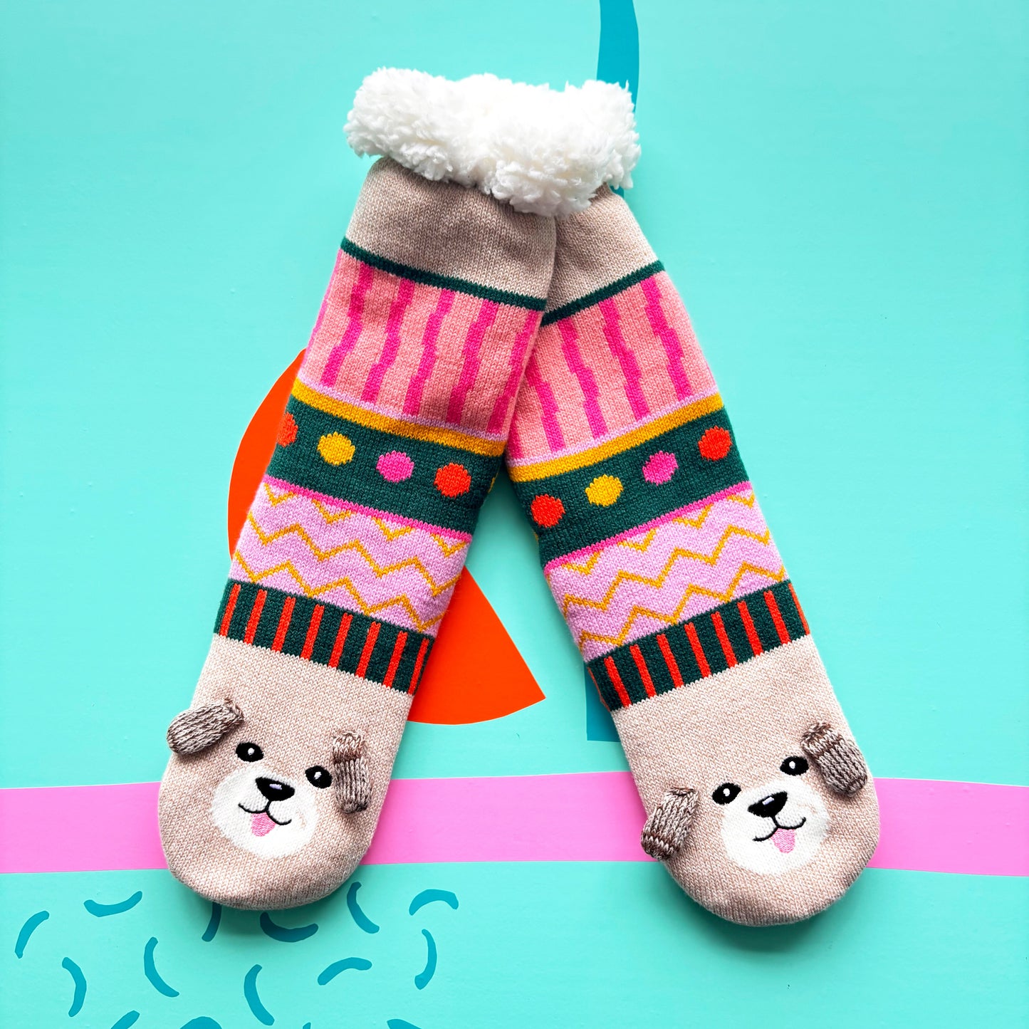 House of Disaster Dog House Slipper Socks