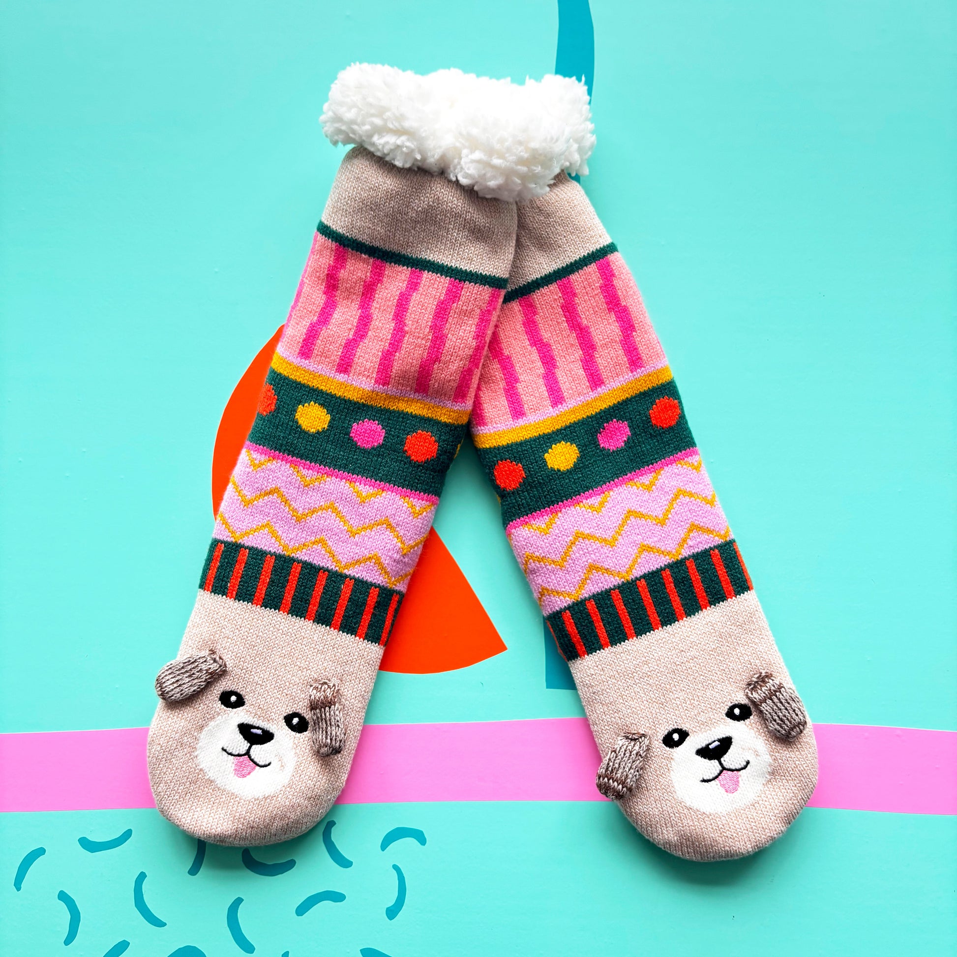 House of Disaster Dog House Slipper Socks