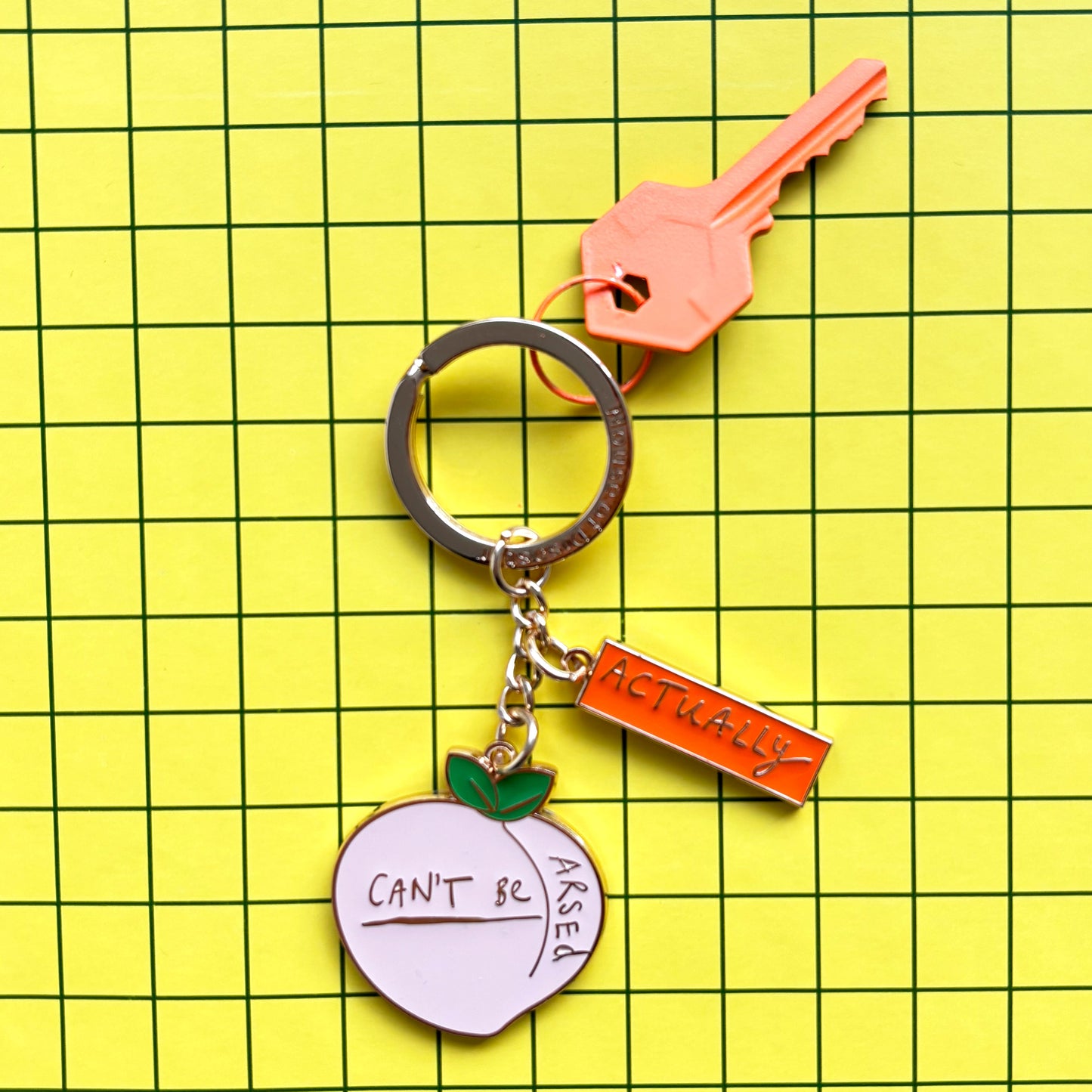 House of Disaster Small talk 'Can't be arsed' Keyring