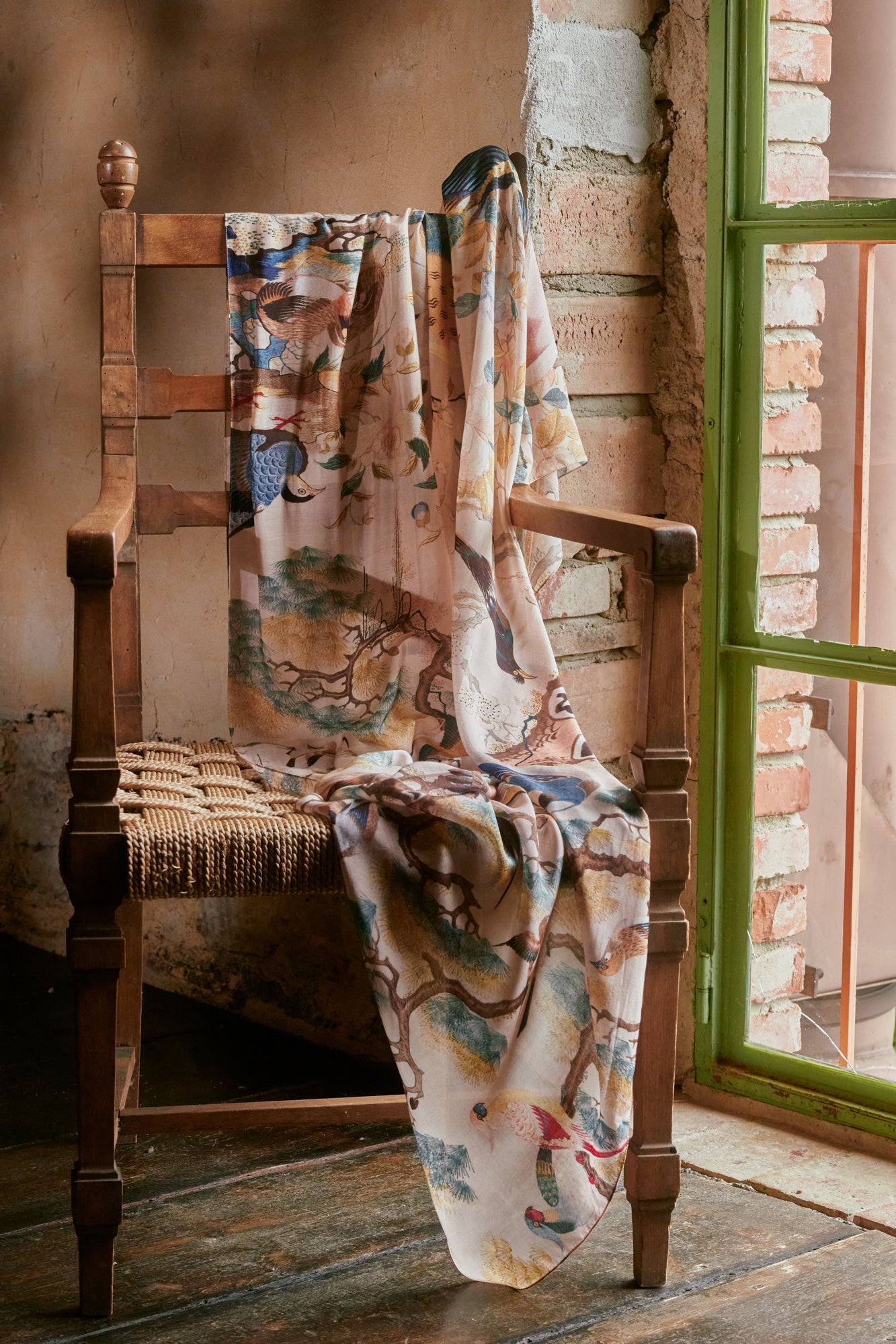 One Hundred Star Hummingbird Nude Scarf