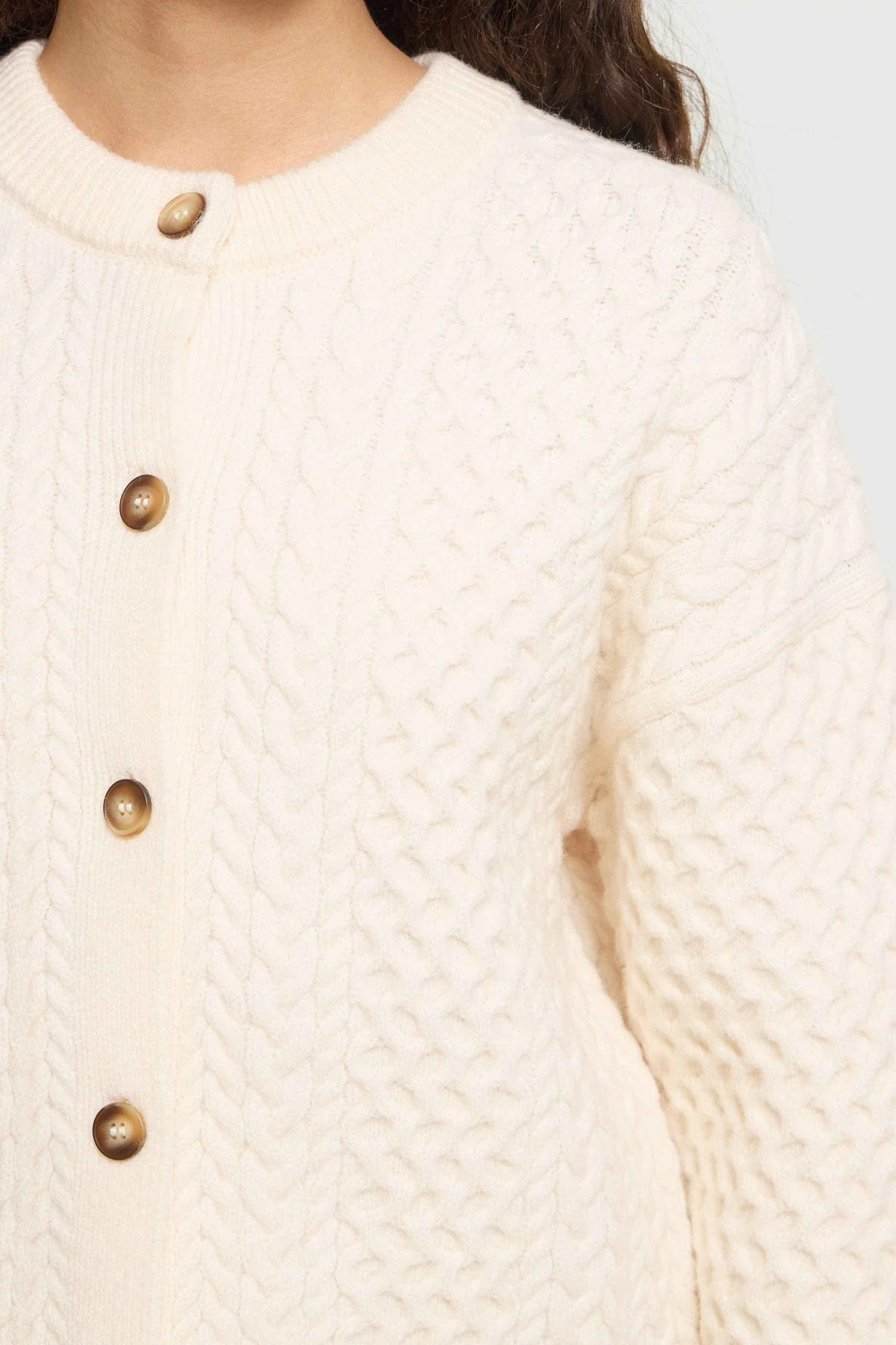 ICHI Damina Cardigan | Birch