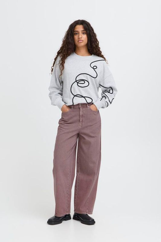 ICHI Mijalla Pant in Ruby Wine