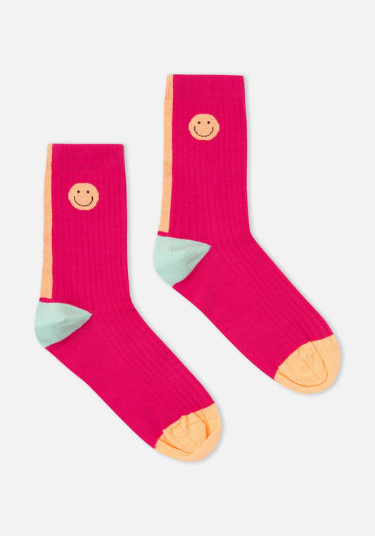 Dr Bloom Cobi Socks in Pink