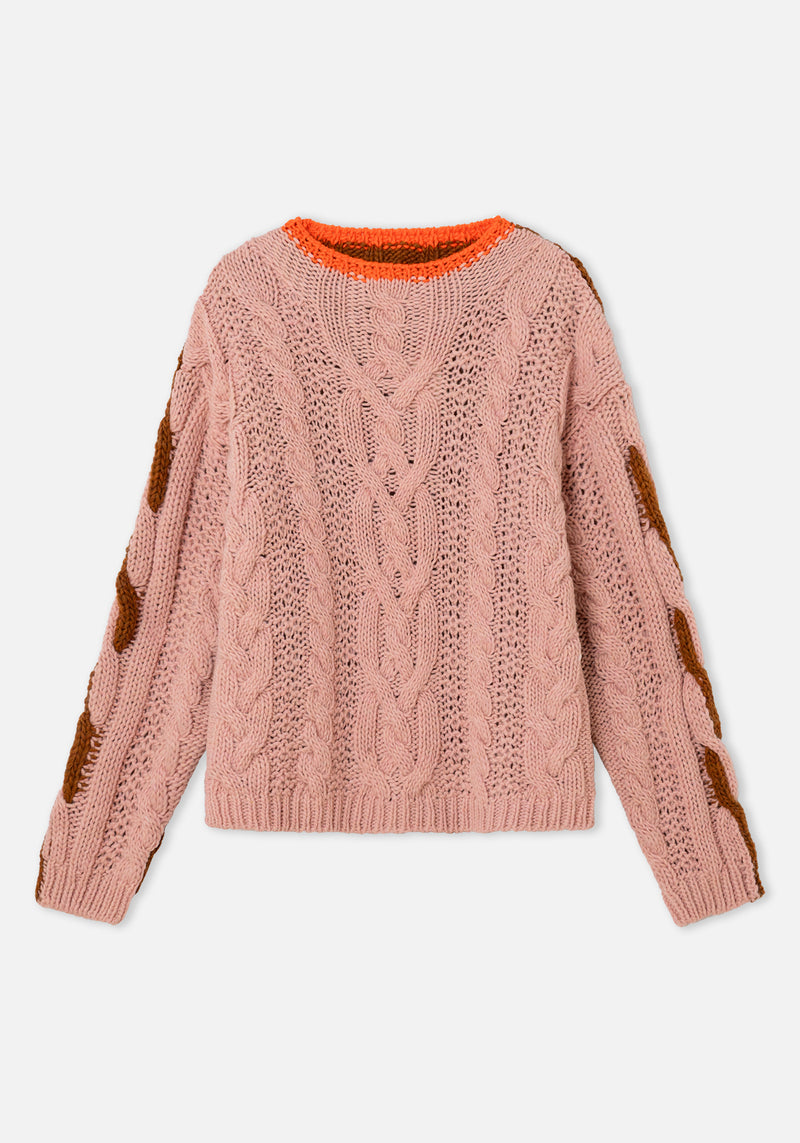 Dr Bloom Pink Marmalade Sweater