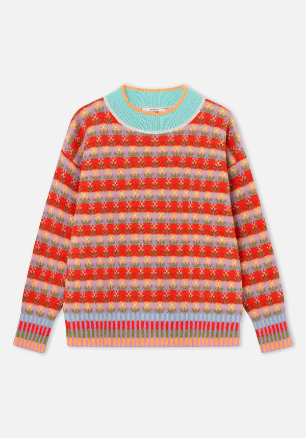 Dr Bloom Sweater Blossom Red