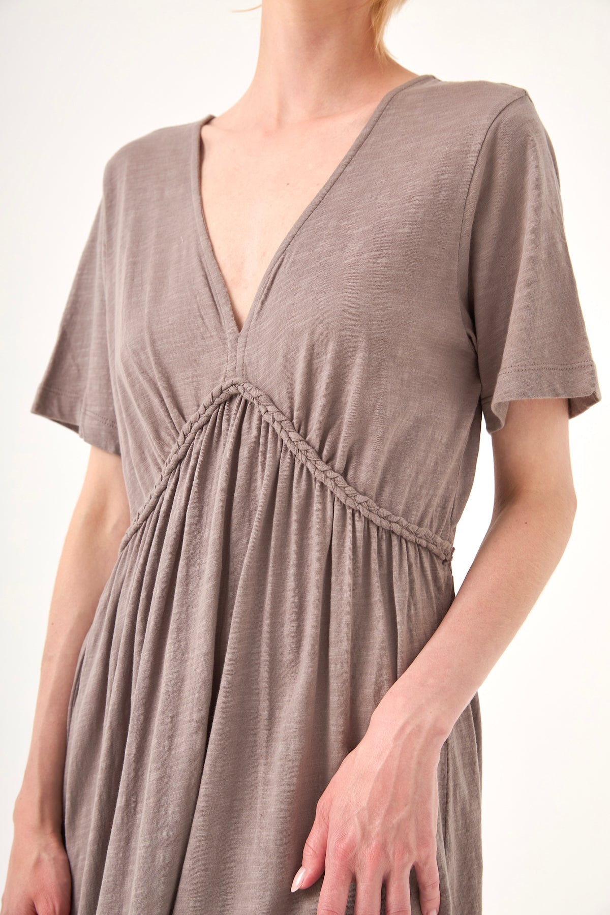 Chico Soleil LEONA DRESS in Grey Stonewear