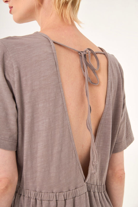 Chico Soleil LEONA DRESS in Grey Stonewear