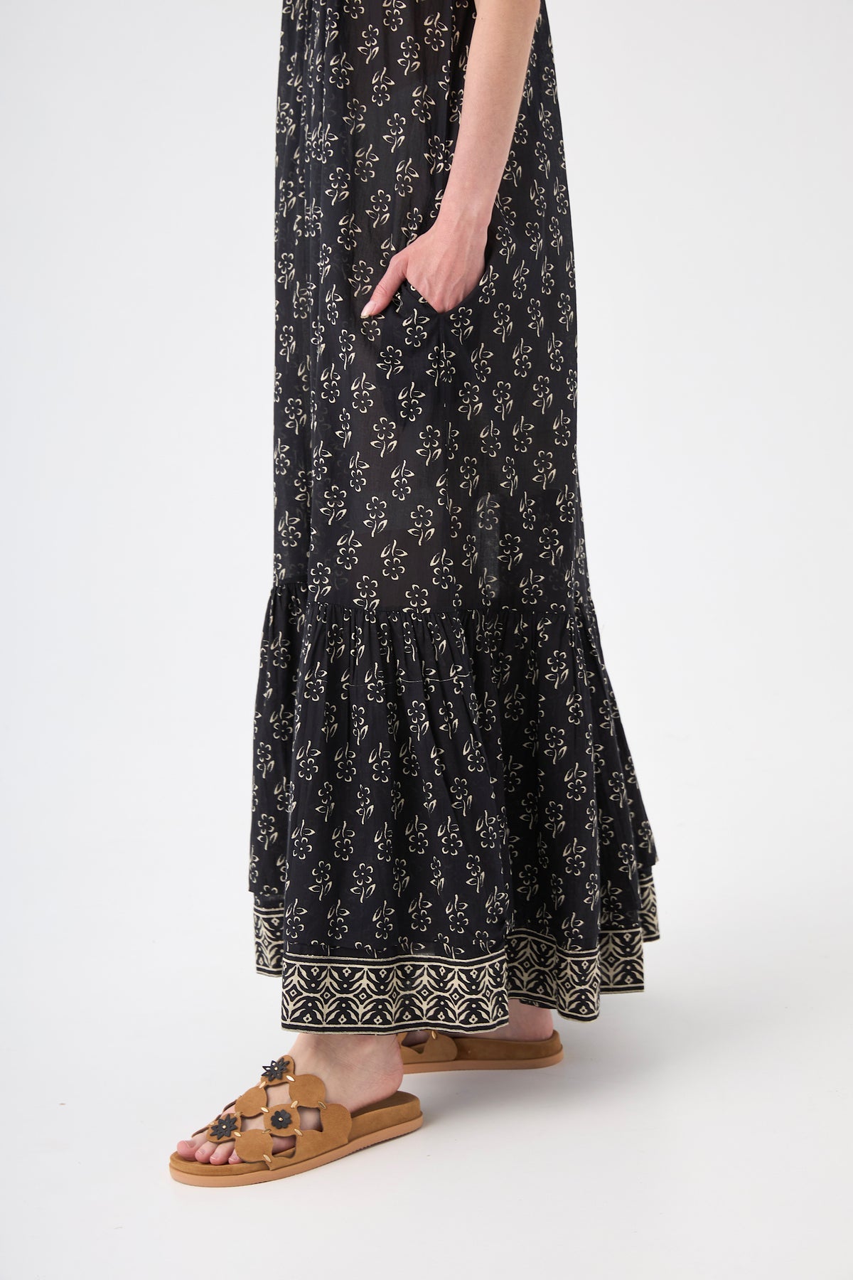 Chico Soleil PEARL DRESS in Fleurs Vagabondes