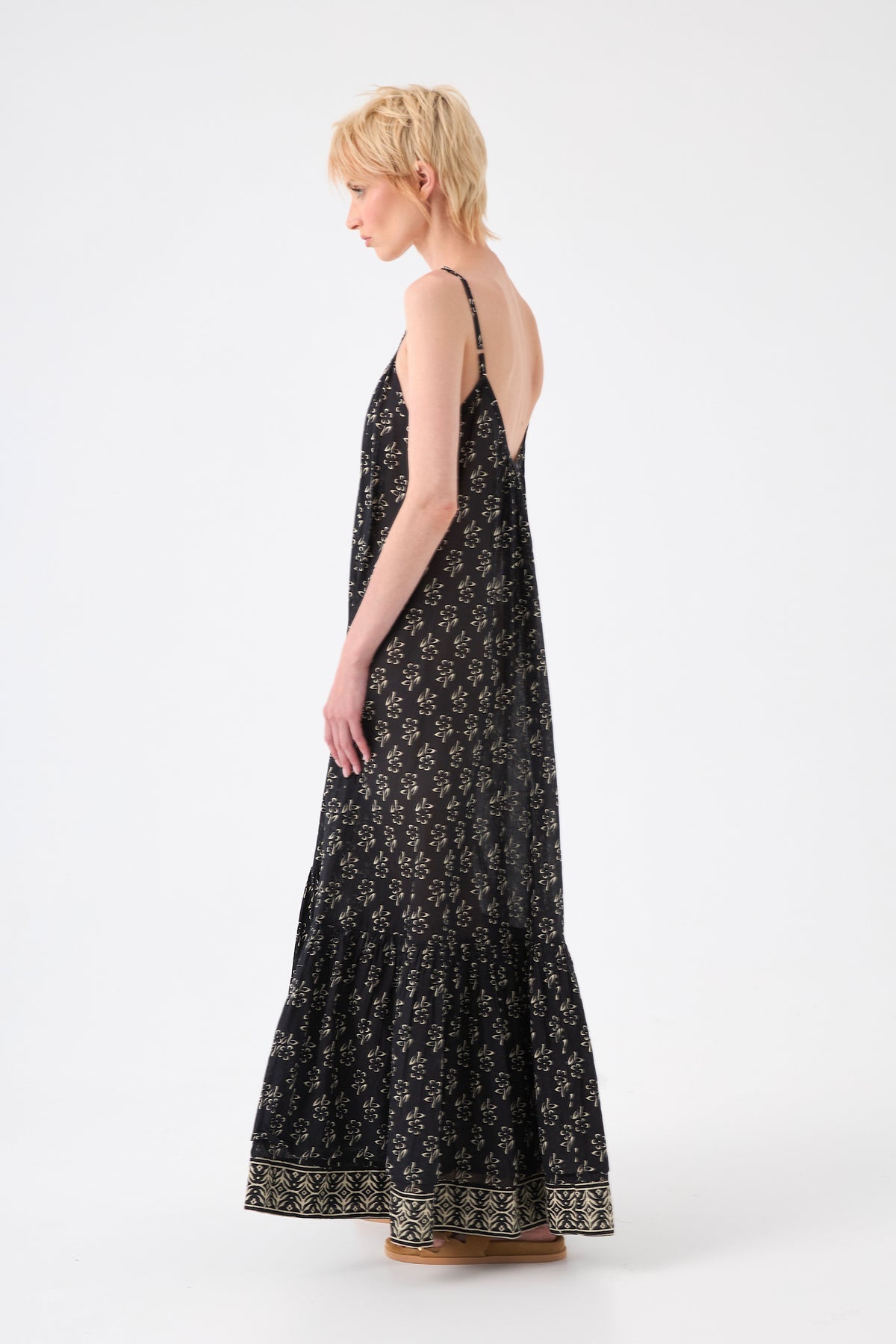 Chico Soleil PEARL DRESS in Fleurs Vagabondes