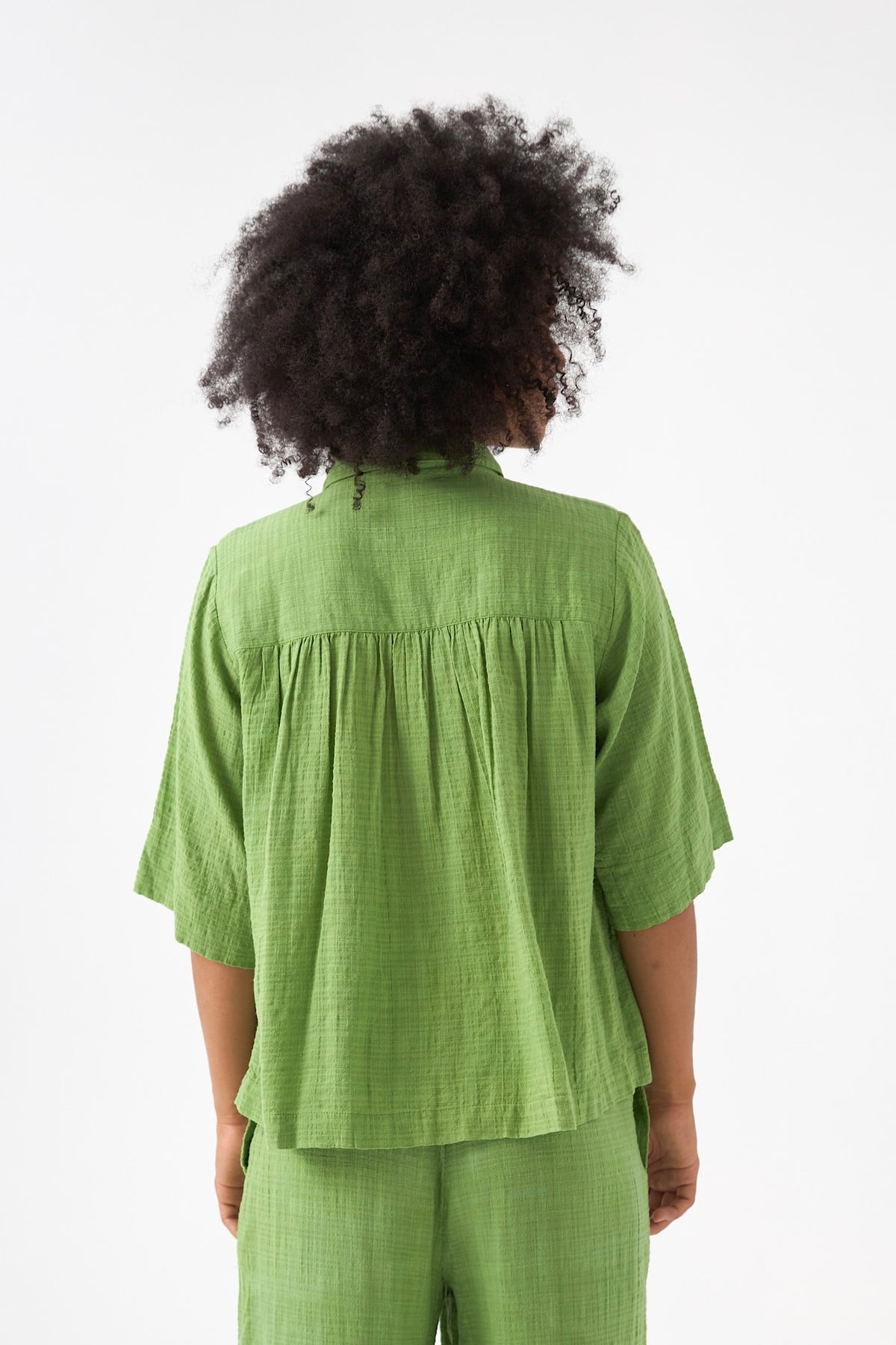 Chico Soleil RUSTY BLOUSE in Peridot Green