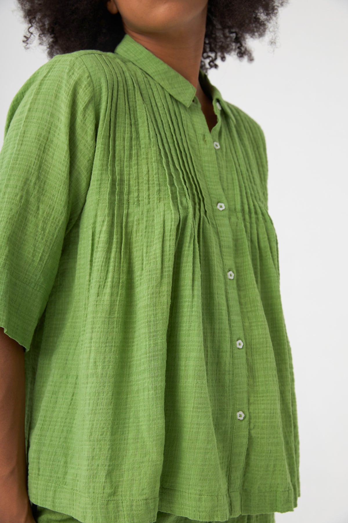 Chico Soleil RUSTY BLOUSE in Peridot Green